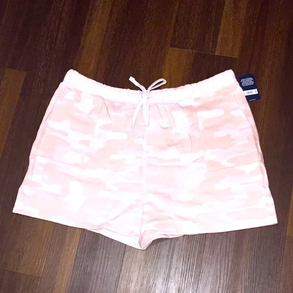 Lucky Brand Shorts Lucky Brand Pink Camo Sweat Shorts Nwt